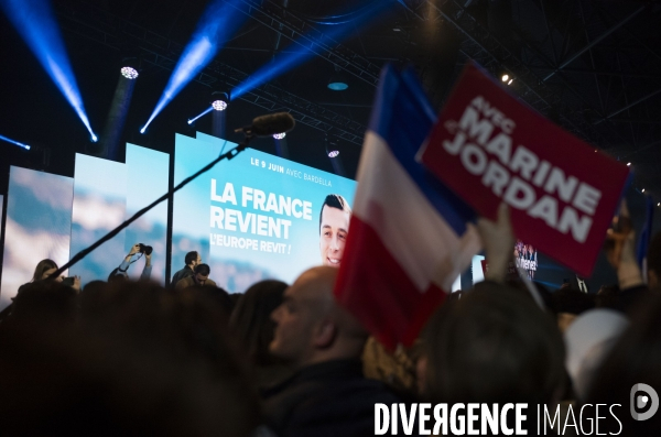 Lancement ce la campagne européenne du RN