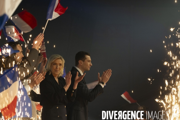 Lancement ce la campagne européenne du RN