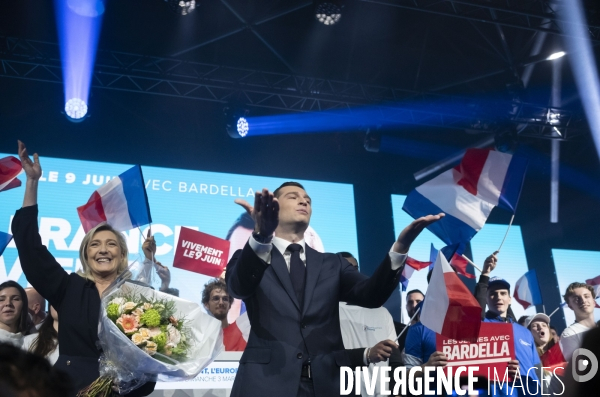 Lancement ce la campagne européenne du RN