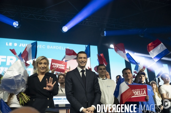 Lancement ce la campagne européenne du RN