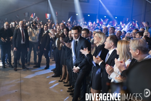 Lancement ce la campagne européenne du RN