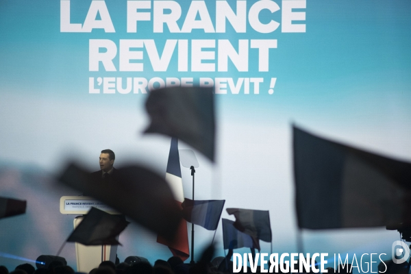 Lancement ce la campagne européenne du RN