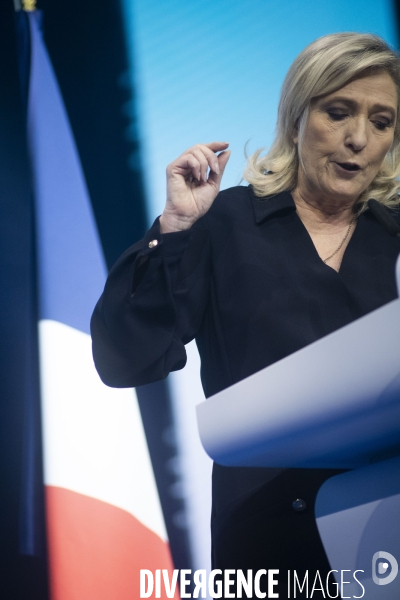 Lancement ce la campagne européenne du RN