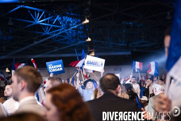 Lancement ce la campagne européenne du RN