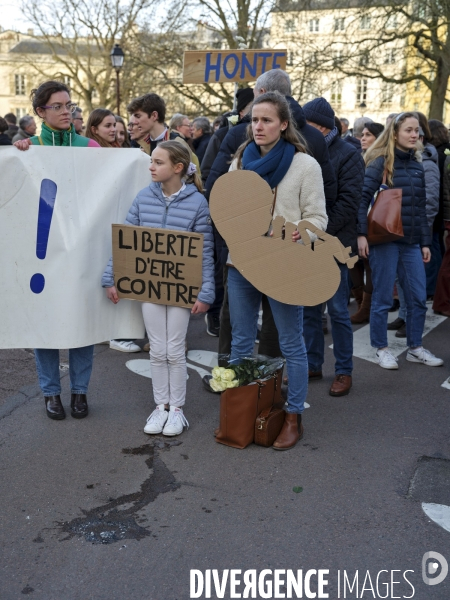 «Marche pour la vie» manifestation Versailles