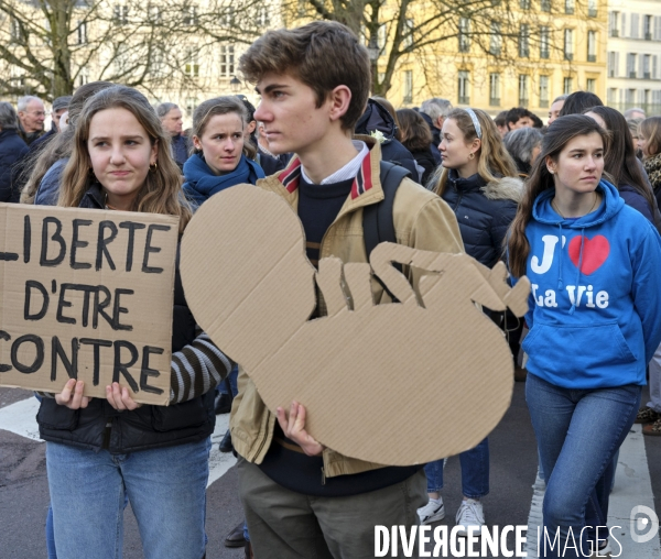 «Marche pour la vie» manifestation Versailles