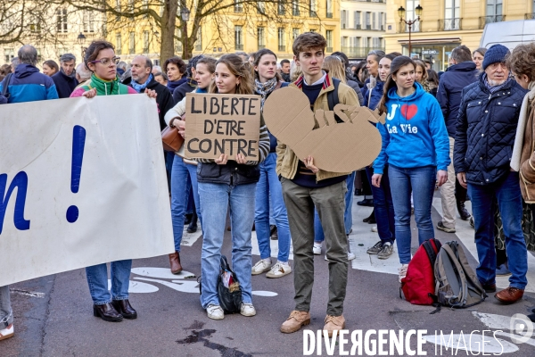 «Marche pour la vie» manifestation Versailles