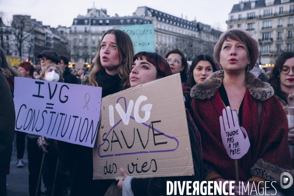 Inscription de l IVG dans la Constitution