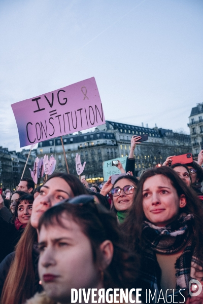 Inscription de l IVG dans la Constitution