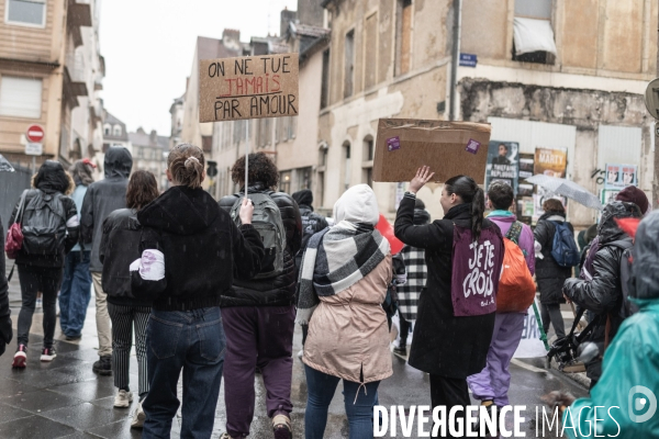 Greve feministe Dijon