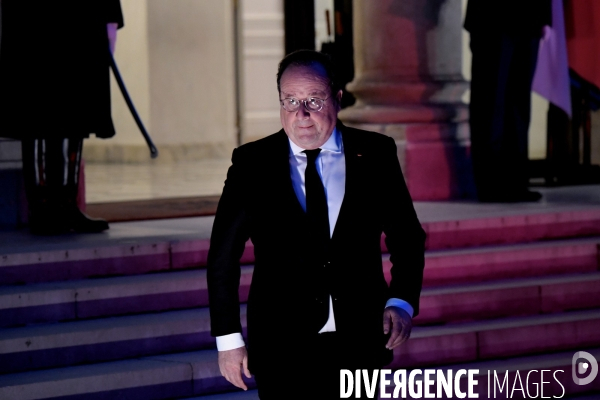 Emmanuel Macron reçoit François Hollande