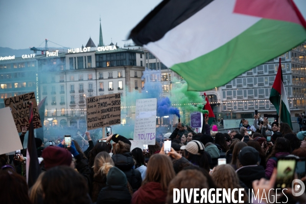 Genève 8 mars 2024. Journée Internationale des Droits des Femmes