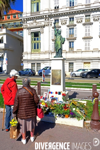 Sur le quai des Etats- Unis, hommage à Alexeï Navalny