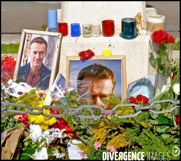 Sur le quai des Etats- Unis, hommage à Alexeï Navalny