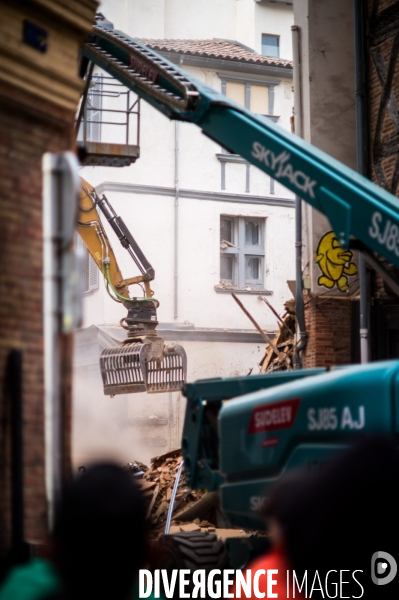 TOULOUSE : Effondrement immeuble