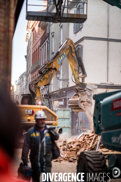 TOULOUSE : Effondrement immeuble