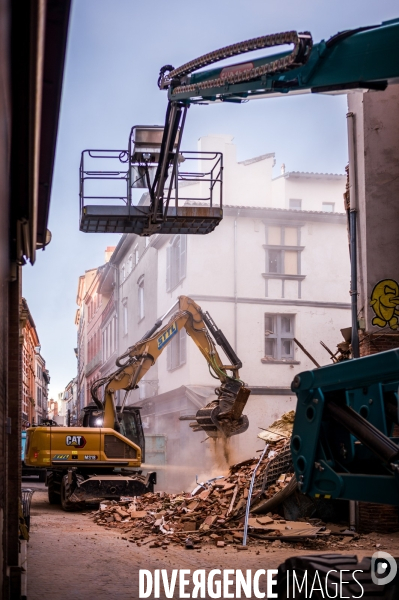 TOULOUSE : Effondrement immeuble