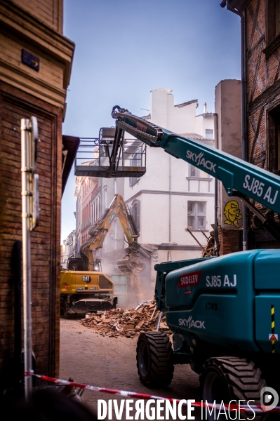 TOULOUSE : Effondrement immeuble