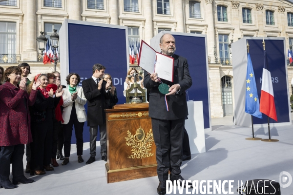 Cérémonie : constitution du 8 mars 2024 portant sur l’IVG