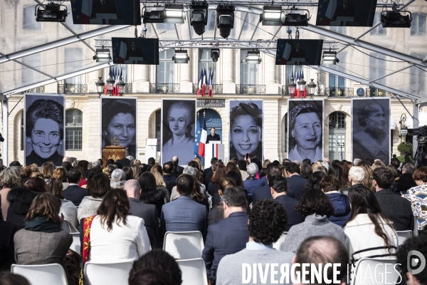 Cérémonie : constitution du 8 mars 2024 portant sur l’IVG