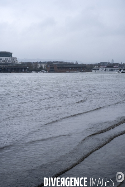 Montée des eaux à Rouen