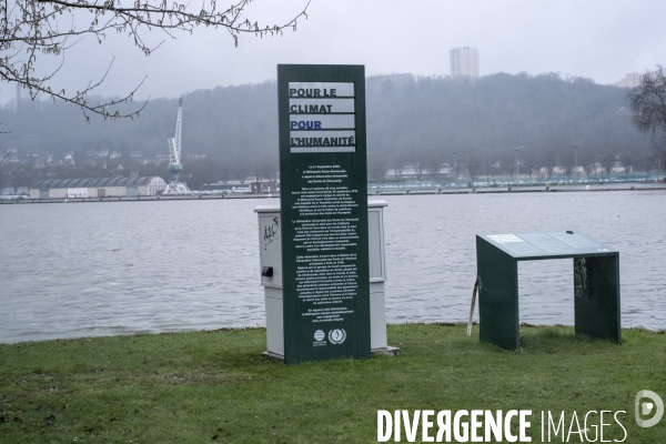 Montée des eaux à Rouen