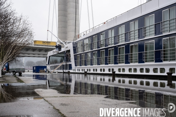 Montée des eaux à Rouen