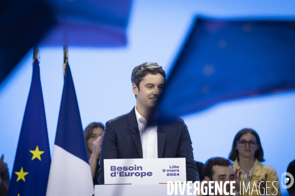 Elections européennes, meeting de la majorité présidentielle