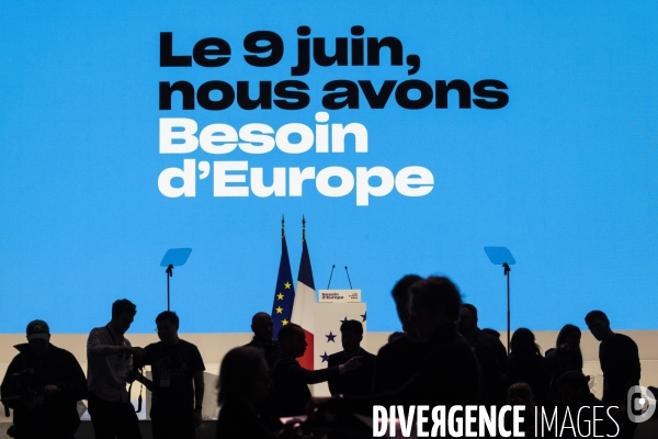 Elections européennes, meeting de la majorité présidentielle