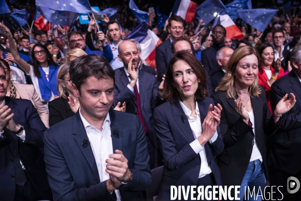 Elections européennes, meeting de la majorité présidentielle