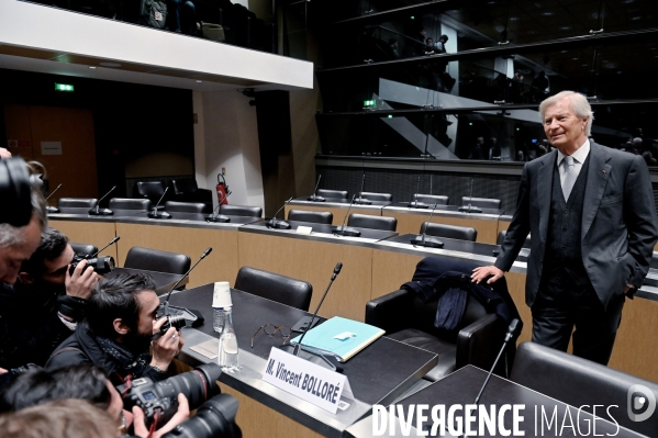 Assemblee Nationale / Audition de Vincent Bolloré