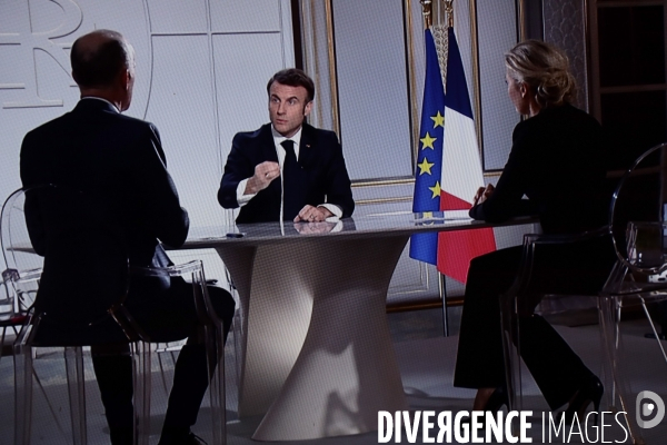 Macron l interview tv du 14 mars 2024