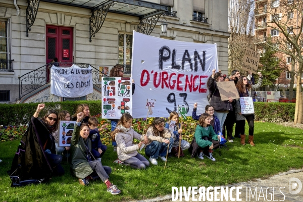 Manifestation pour le plan d urgence et contre la réforme
