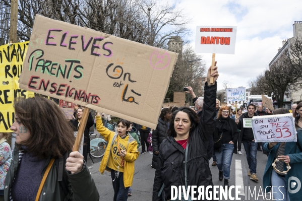 Le 93 en lutte pour l école publique