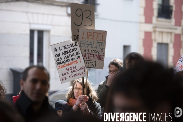 Le 93 en lutte pour l école publique