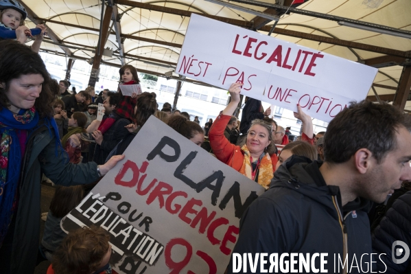 Le 93 en lutte pour l école publique