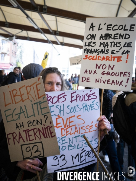 Le 93 en lutte pour l école publique