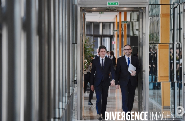 Gabriel Attal et Thomas Cazenave présentent le bilan du plan de lutte contre les fraudes