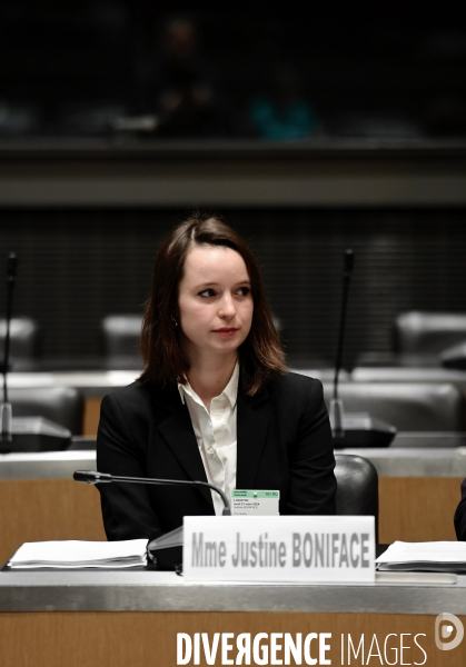 Assemblee Nationale / Audition de Justine Boniface