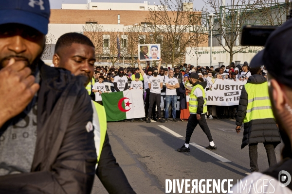 Marche blanche pour Wanys à la Courneuve et Aubervilliers