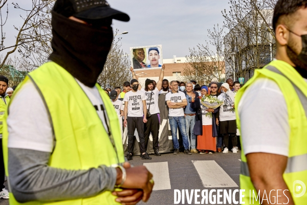Marche blanche pour Wanys à la Courneuve et Aubervilliers