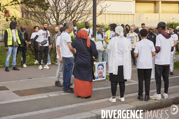 Marche blanche pour Wanys à la Courneuve et Aubervilliers