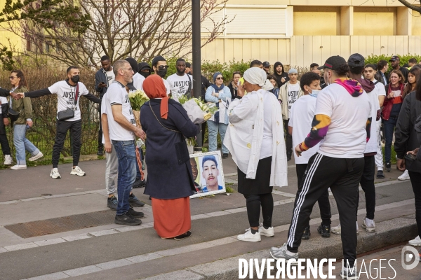 Marche blanche pour Wanys à la Courneuve et Aubervilliers