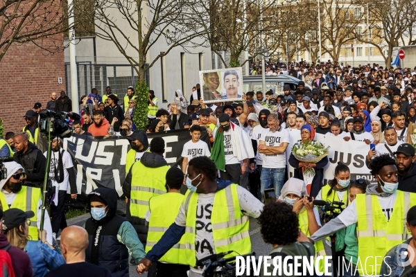 Marche blanche pour Wanys à la Courneuve et Aubervilliers