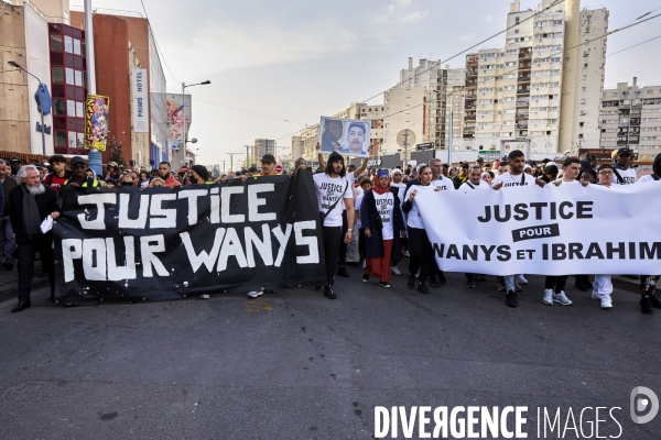 Marche blanche pour Wanys à la Courneuve et Aubervilliers