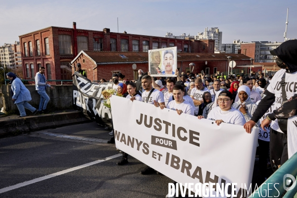 Marche blanche pour Wanys à la Courneuve et Aubervilliers