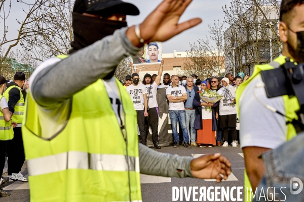Marche blanche pour Wanys à la Courneuve et Aubervilliers