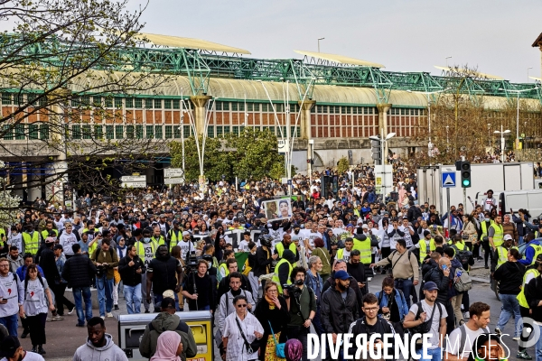 Marche blanche pour Wanys à la Courneuve et Aubervilliers