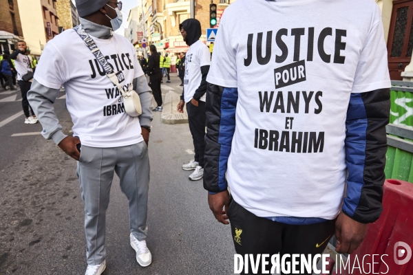 Marche blanche pour Wanys à la Courneuve et Aubervilliers