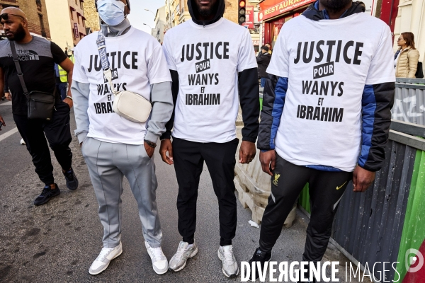 Marche blanche pour Wanys à la Courneuve et Aubervilliers